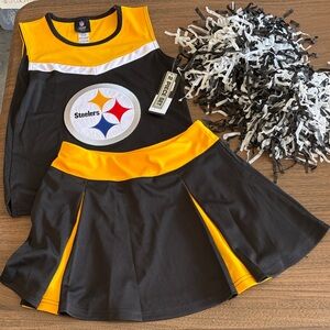 Pittsburgh Steelers Black & Gold Cheer Set